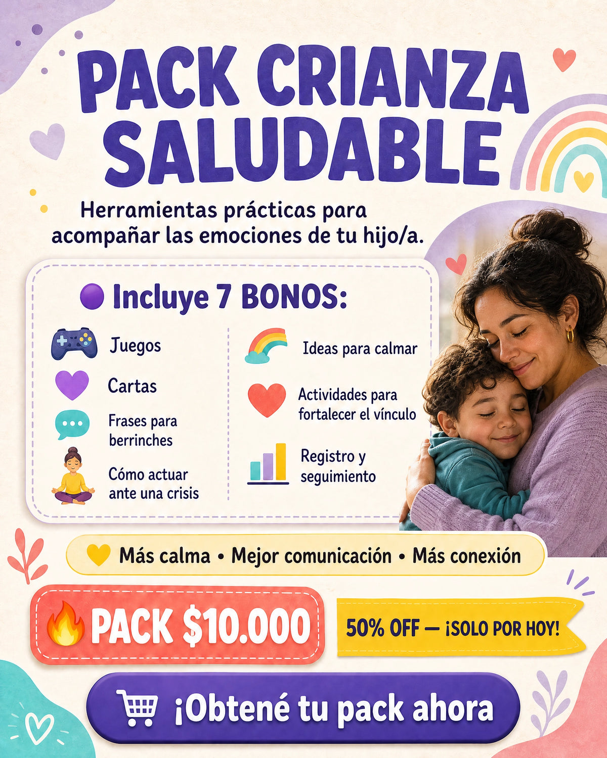 Crianza sin Gritos "Que hacer al momento del Berrinche" 7 bonos exclusivos