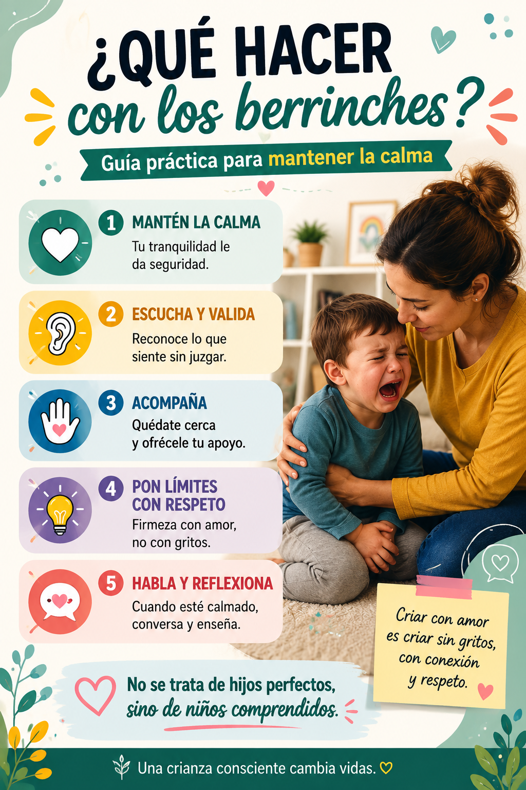 Crianza sin Gritos "Que hacer al momento del Berrinche" 7 bonos exclusivos